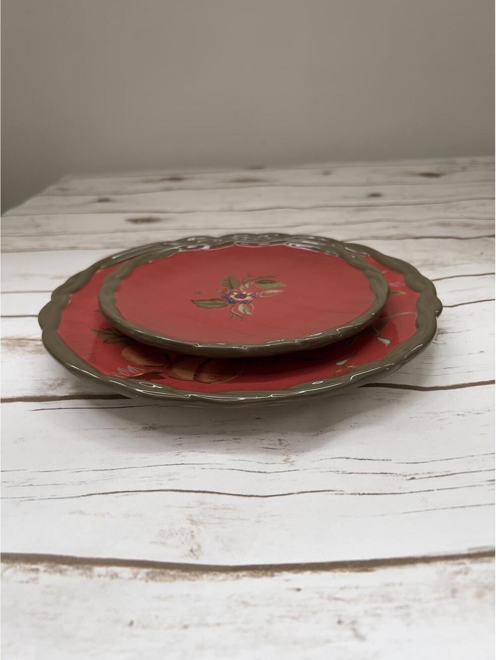 Tracy Porter Octavia Hill Garden Collection Plate Set of 2